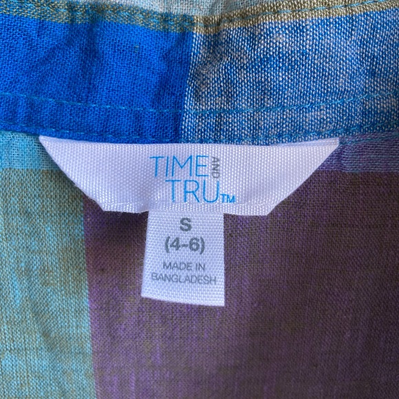 NWT True and Time Sleeveless Henley - Size Small - Picture 2 of 5